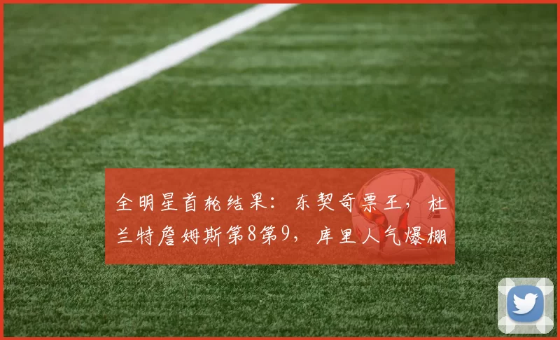 全明星首轮结果：东契奇票王，杜兰特詹姆斯第8第9，库里人气爆棚